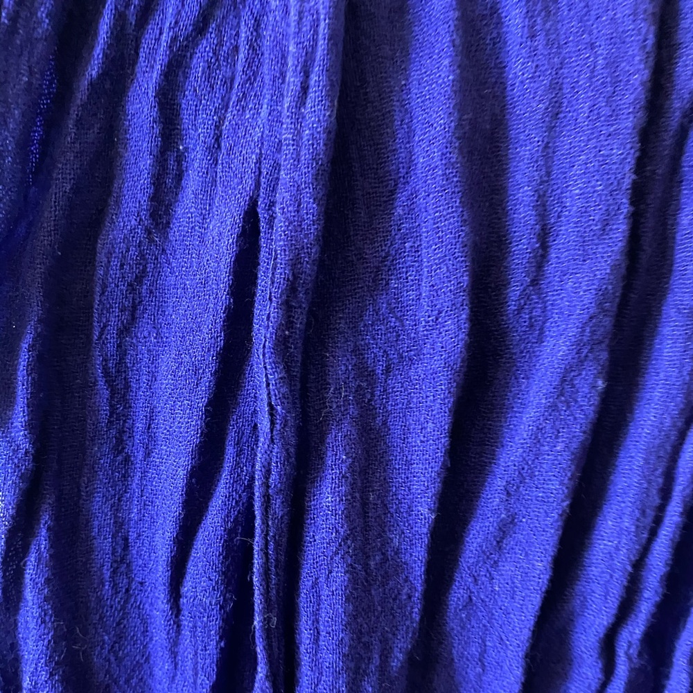 Blue linen turban cloth/scarf